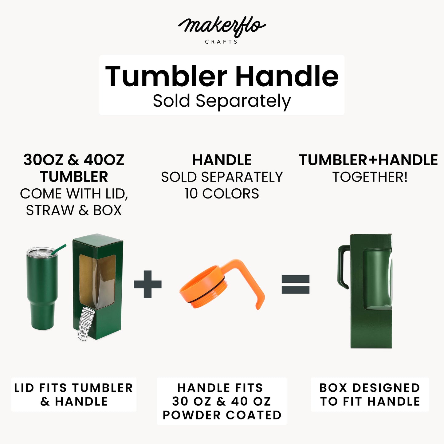 Handle for 30oz & 40oz Tumbler